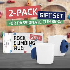 2 pack xl 15oz rock climbing mug with