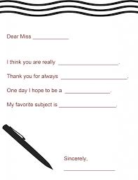 teacher appreciation gift a letter to
