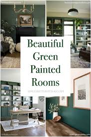 Beautiful Green Painted Room