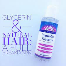 using glycerin for natural hair