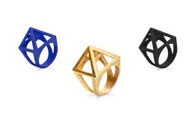 3d Printed Geometric Pyramid Ring With A Secret