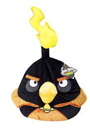 Angry Birds Space Plush Pillow - Fire Bomb Bird : Amazon.in: Home & Kitchen