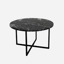 Although the height of a coffee table comes down to personal preference, there are some industry standards based on functionality and style. Round Marble Coffee Table Nero Marquina Black Aime Te