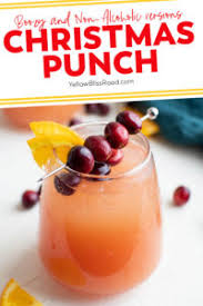 These festive cocktail recipes will have everyone feeling merry and bright at your holiday party. Christmas Punch Holiday Punch Recipe Yellowblissroad Com