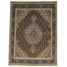 persian hand knotted tabriz wool rug 5