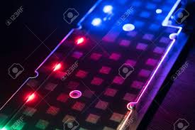 Closeup Of Laptop Keyboard Led Component Inside Illumination Stock Photo Picture And Royalty Free Image Image 104994955