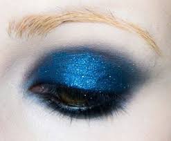 how to create a blue eye makeup look