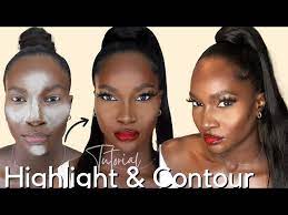 highlight and contour for dark skin