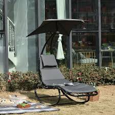 Rocking Sun Lounger Garden Swing Chair