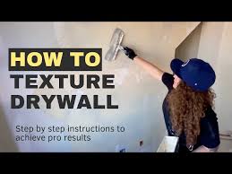 How To Hand Texture Drywall With Pro