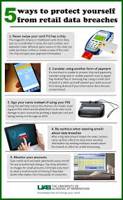 Simple, follow these simple guidelines credit card statements are like the winning lottery tickets for dumpster divers, so make sure to shred any document containing your credit card information before tossing it into the trash. Five Ways To Protect Yourself From Retail And Restaurant Data Breaches News Uab