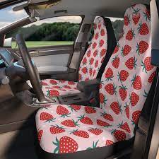 Strawberry Patch Car Seat Cover For