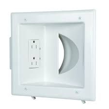 Plate With Duplex Receptacle
