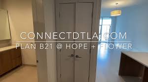 CONNECT DTLA - Hope and Flower's 1br/1ba Plan B21 - YouTube