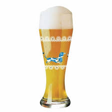 ritzenhoff weizen white beer glass