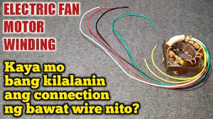 electric fan winding how to identify