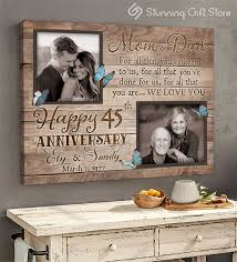 45th wedding anniversary gift for