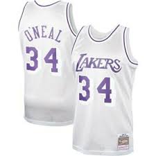 Details About Shaquille Oneal Los Angeles Lakers Mitchell Ness Hardwood Classics Platinum