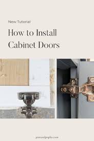 how to install cabinet hinges pine