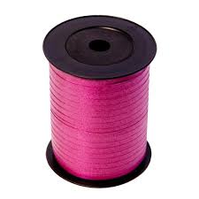 Tie a knot in center of the lasso Oasis Curling Ribbon Burgundy 5mm X 500yds 1 75 Inspirations Wholesale
