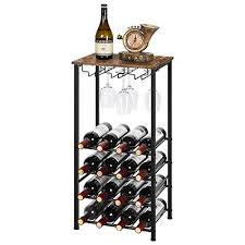 Wine Bottle Holder Display Rack Stand
