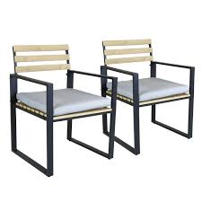 aluminium outdoor patio chairs metal