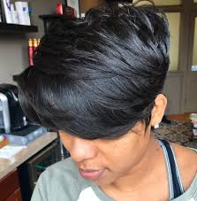 Triangle face shapes are rare, but this distinctive shape usually has a narrow forehead and. 60 Great Short Hairstyles For Black Women Short Hairstyles For Thick Hair Haircut For Thick Hair Hair Styles