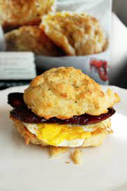 sausage egg cheese biscuit with
