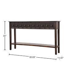 Aisword Rustic Entryway Console Table