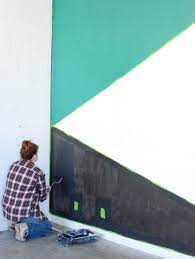 Geometric Wall Frogtape