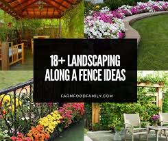 Landscaping Along A Fence Ideas