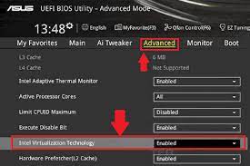 how to enable virtualization vt on