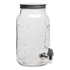 Glass Drink Dispenser 1 05 Gallon