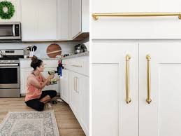 how to install cabinet pulls on new