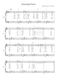 Why not take a few minutes and watch this video. Amazing Grace Easy Piano Sheet Music For Piano Solo Musescore Com