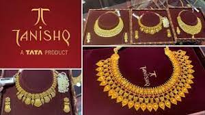 tanishq latest gold necklace set