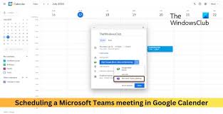 meeting in teams from google calendar