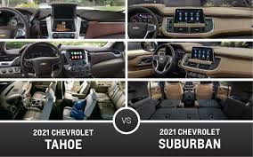 2021 chevy suburban vs chevy tahoe