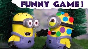 funny minions story with minions toys