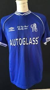 The sparse photographic evidence we have otherwise shows chelsea in dark jerseys against teams in blue until professional football was. 2000 Chelsea F A Cup Final Shirt Classic Football Shirts