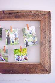 diy rustic picture frame from barnwood