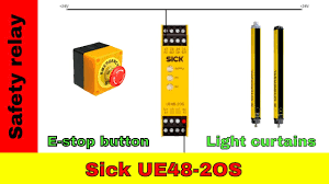 how to wire sick ue48 safety relay e