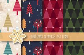 Christmas Tree Seamless Pattern Graphic By Jannta
