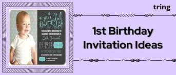 top sixty 1st birthday invitation messages
