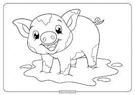 Cute pig coloring pages ideas (huge collection) | cute coloring pages, baby pigs, cute pigs Free Printable Baby Pig Coloring Pages