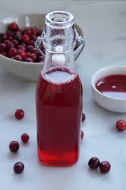 homemade cranberry simple syrup