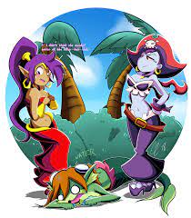 Shantae, Risky Boots and mermaid by Corythec. : r/Shantae
