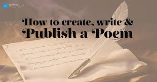 write and publish a poem blueroseone