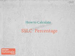how to calculate sslc 10th percene