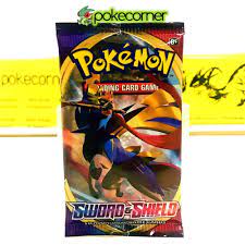 Siêu rẻ] 01 pack bài Pokemon Sword Shield Base Set TCG Chính Hãng Mới 100%  - Túi Thẻ Bài Pokemon (Art Ngẫu Nhiên)